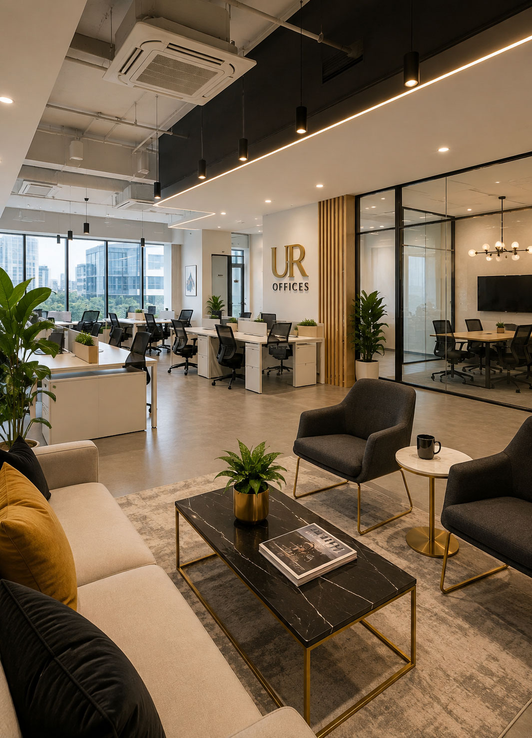 Premium Amenities at UR Offices